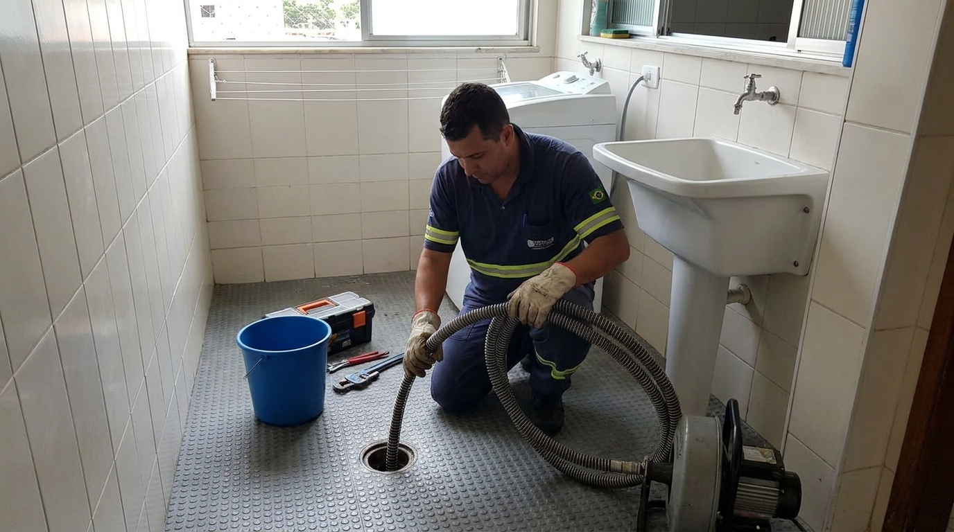 Desobstrução na Cozinha em Lajeado‑RS